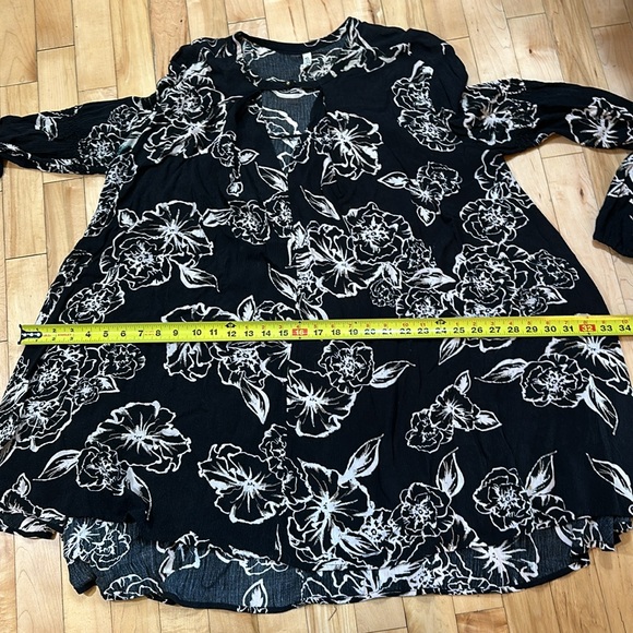 Free People Floral Swing Mini Tunic Dress - Picture 7 of 8